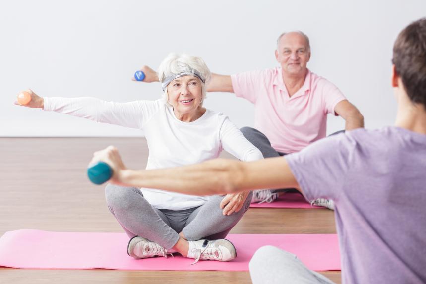 Sports adapted to encourage older people to exercise